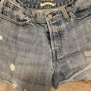 Levi denim shorts